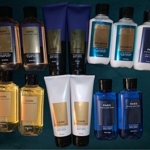3 bbw bath and body works mens collection body creams